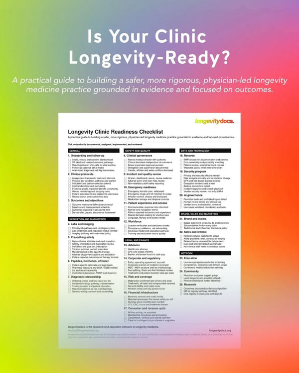Is Your Clinic Longevity Ready?