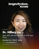 ROOMS with Dr. Hillary Lin  - Online - December 2nd. 2026 12 - 12.30PM EST