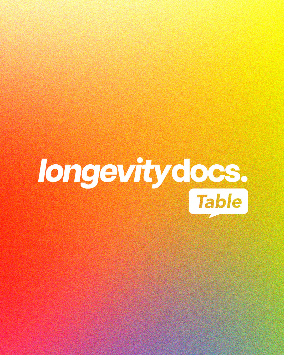Longevity Docs Table (monthly chapter dinner)